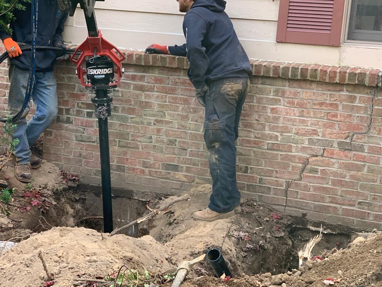 Foundation repairing process Kalamazoo, MI