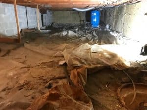 before crawl space