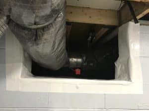 pipes in crawlspace