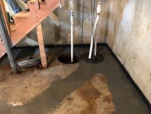 waterproofing completed