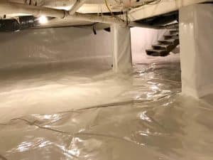 waterproofing crawl space