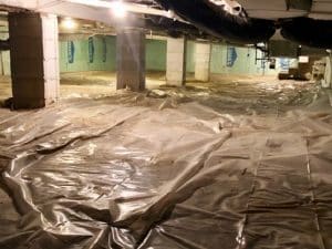 waterproofing process in basement