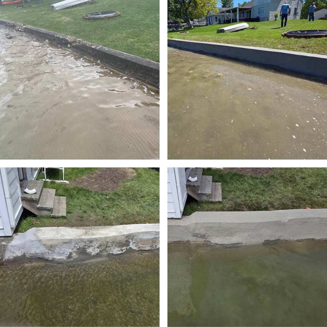 Seawalls repair Michigan