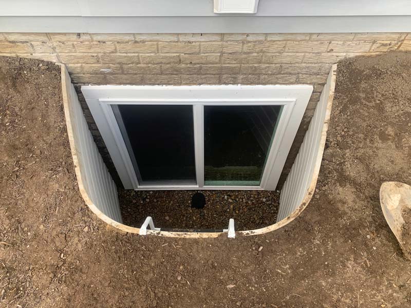 Egress window installation in Lansing