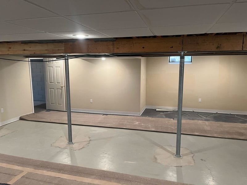 Basement Support Posts
